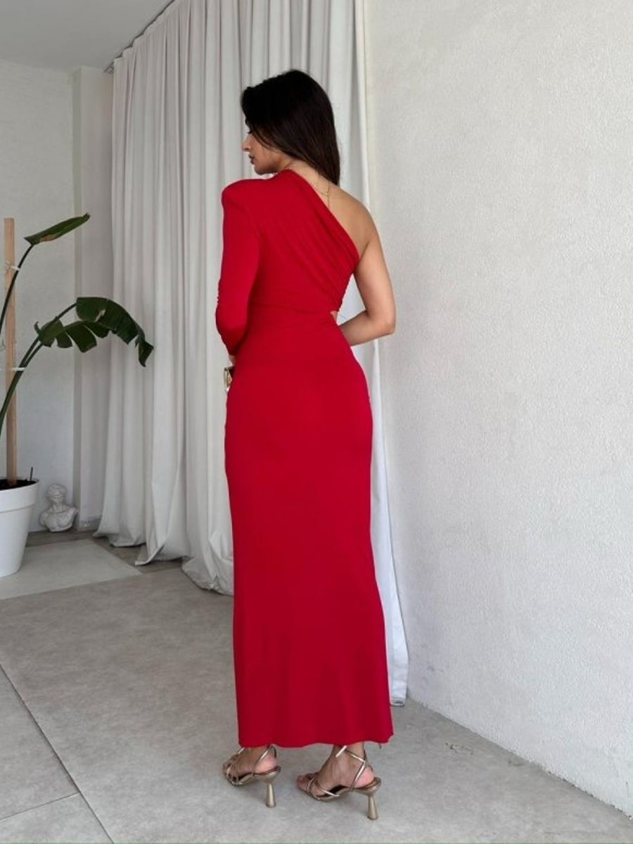 slit cut bodycon dress 251P4030 Strapless Beaded Tulle Bodycon High Slit Dress